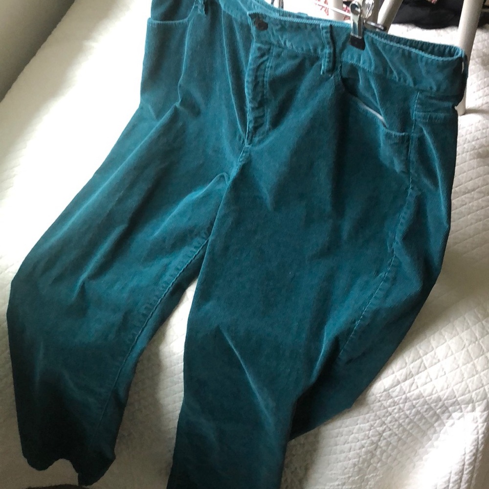 Teal Corduroy Pants